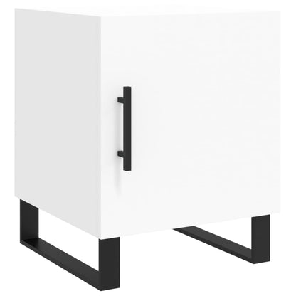 vidaXL Bedside Cabinets 2 pcs White 40x40x50 cm Engineered Wood