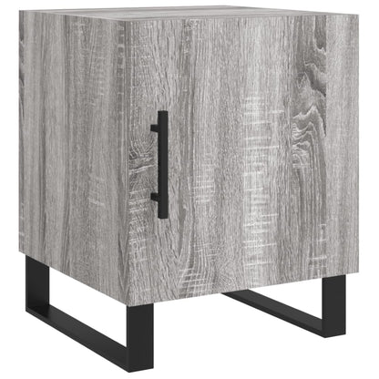 vidaXL Bedside Cabinet Grey Sonoma 40x40x50 cm Engineered Wood