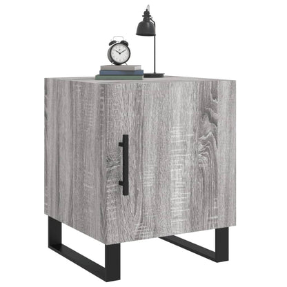 vidaXL Bedside Cabinet Grey Sonoma 40x40x50 cm Engineered Wood