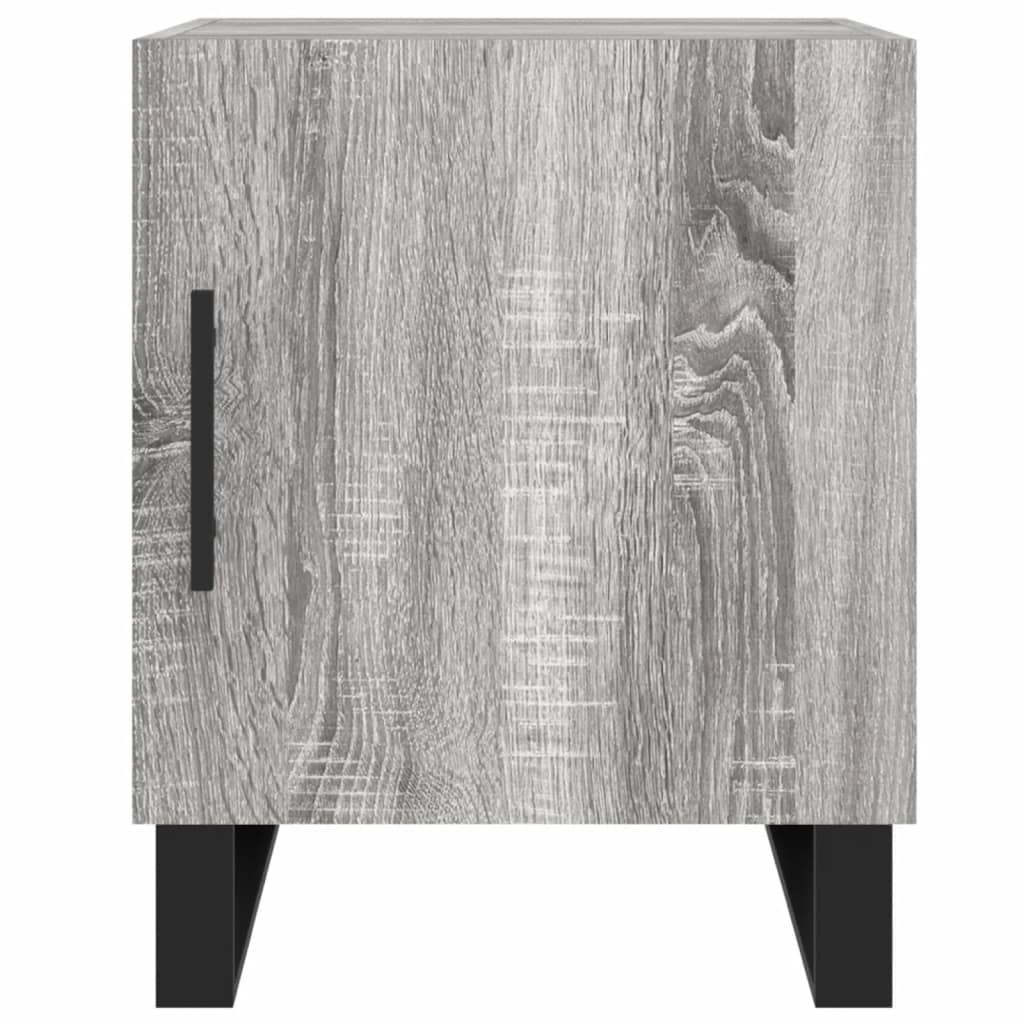 vidaXL Bedside Cabinet Grey Sonoma 40x40x50 cm Engineered Wood