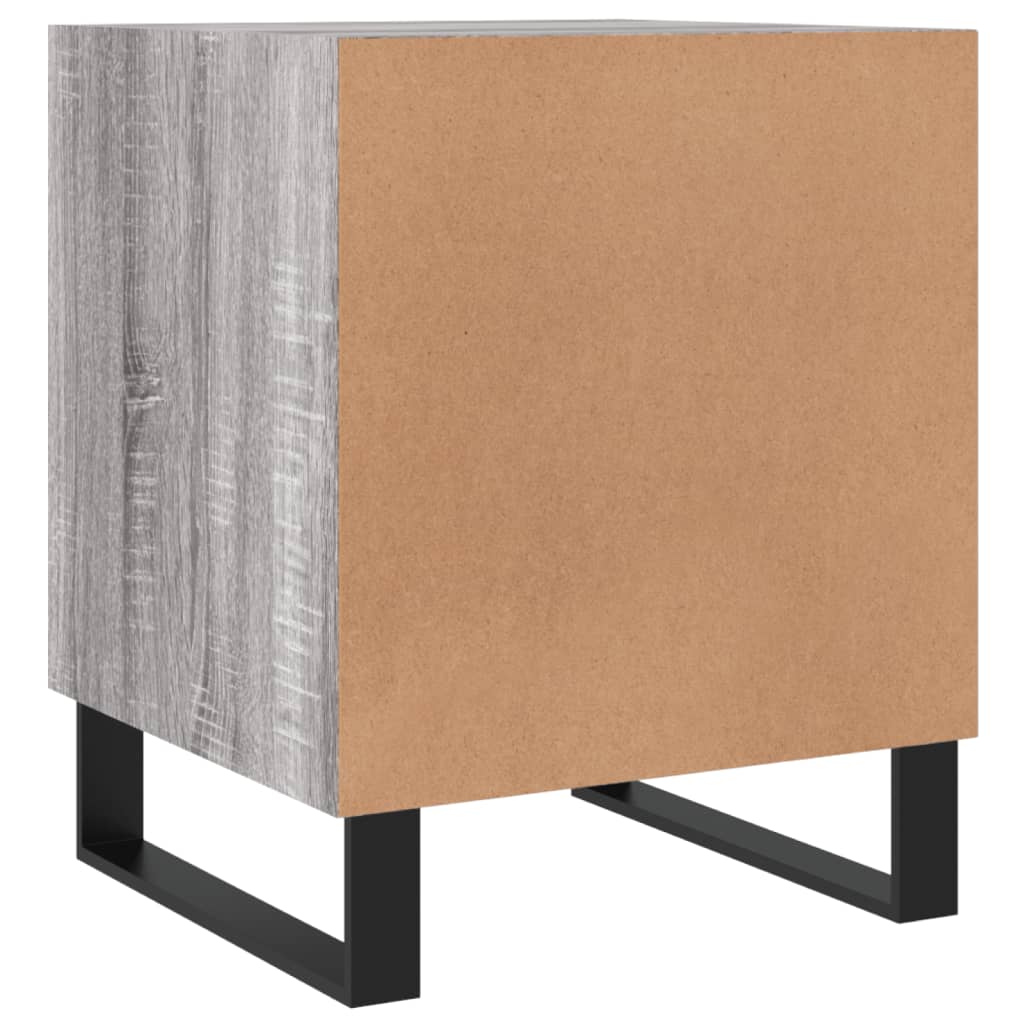 vidaXL Bedside Cabinet Grey Sonoma 40x40x50 cm Engineered Wood