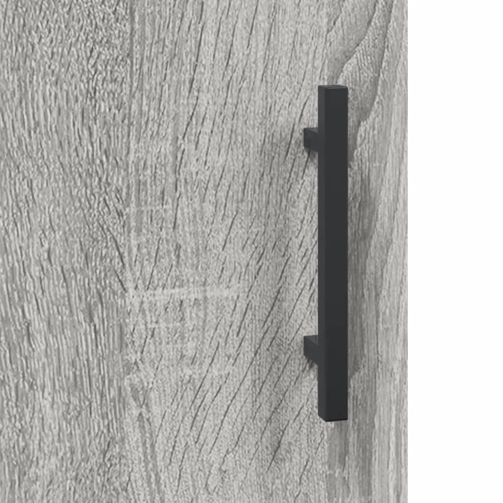 vidaXL Bedside Cabinet Grey Sonoma 40x40x50 cm Engineered Wood