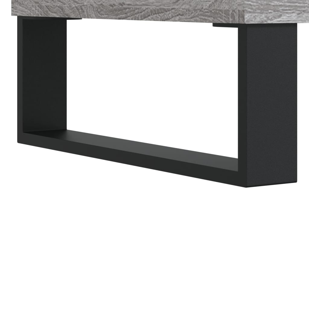 vidaXL Bedside Cabinet Grey Sonoma 40x40x50 cm Engineered Wood