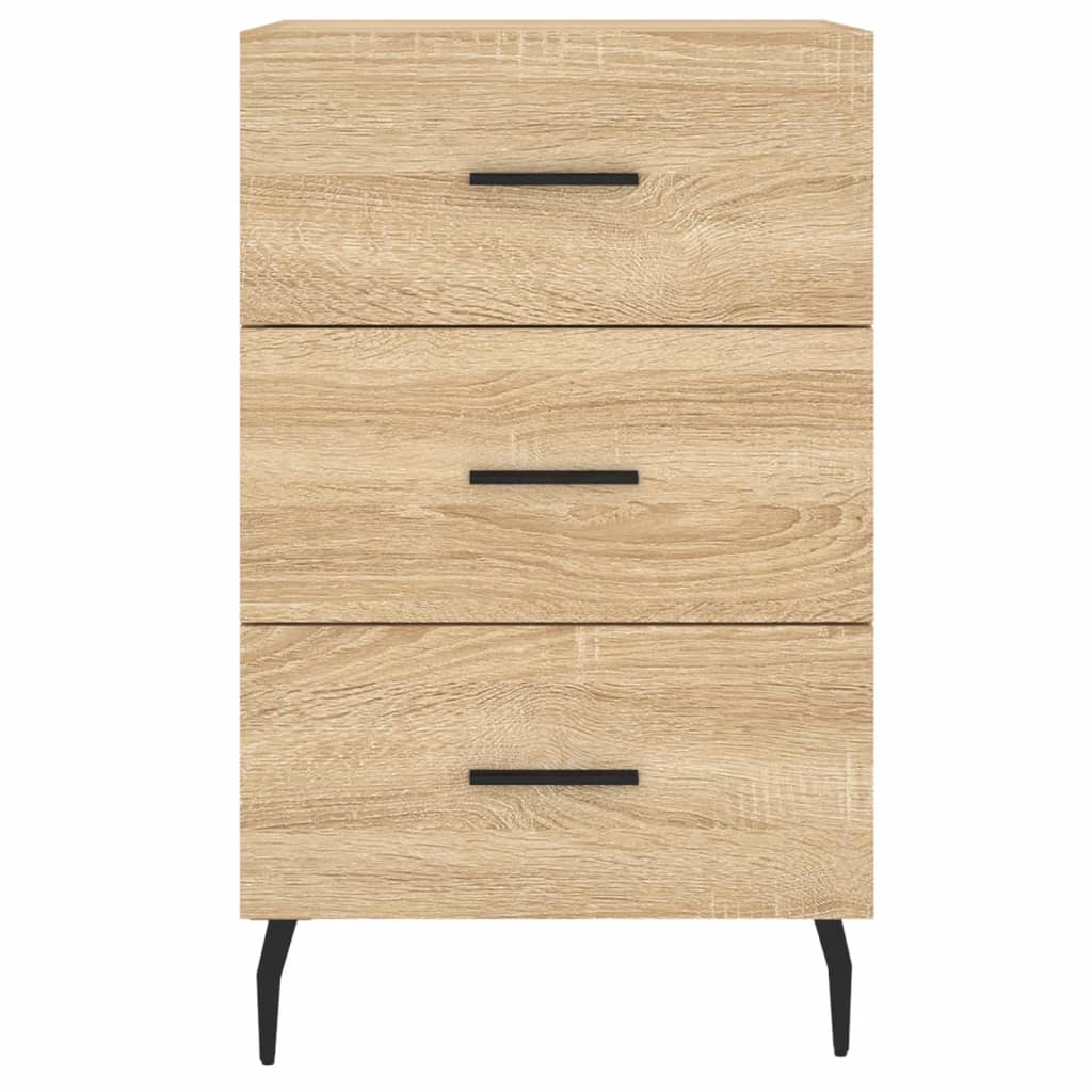 vidaXL Bedside Cabinet Sonoma Oak 40x40x66 cm Engineered Wood