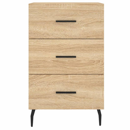 vidaXL Bedside Cabinet Sonoma Oak 40x40x66 cm Engineered Wood