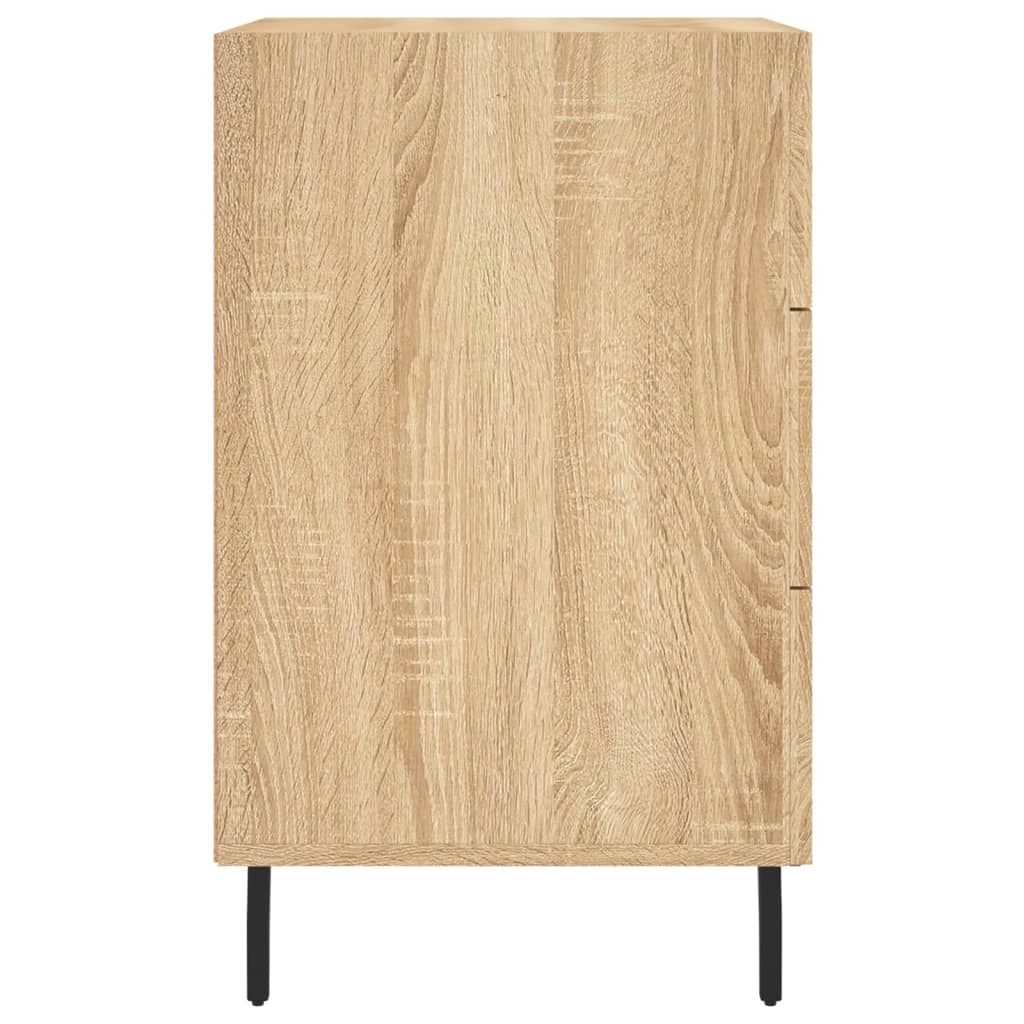 vidaXL Bedside Cabinet Sonoma Oak 40x40x66 cm Engineered Wood