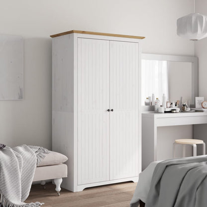 vidaXL Wardrobe "BODO" 99x53.5x173 cm Solid Wood Pine