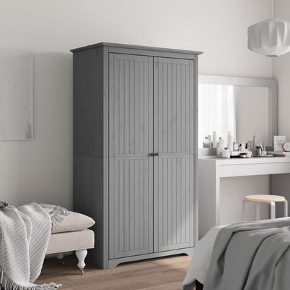 vidaXL Wardrobe "BODO" 99x53.5x173 cm Solid Wood Pine