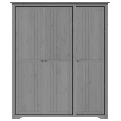 Wardrobe "BODO" 99x53,5x173 cm Solid Wood Pine Grey