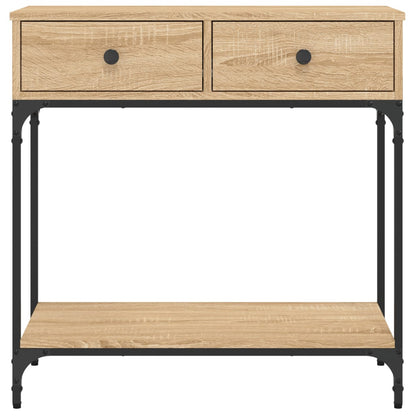 Console Table 100x34,5x75 cm Engineered Wood Sonoma oak 75 cm