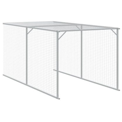 vidaXL Chicken Cage with Run Anthracite 110x1017x110 cm 5