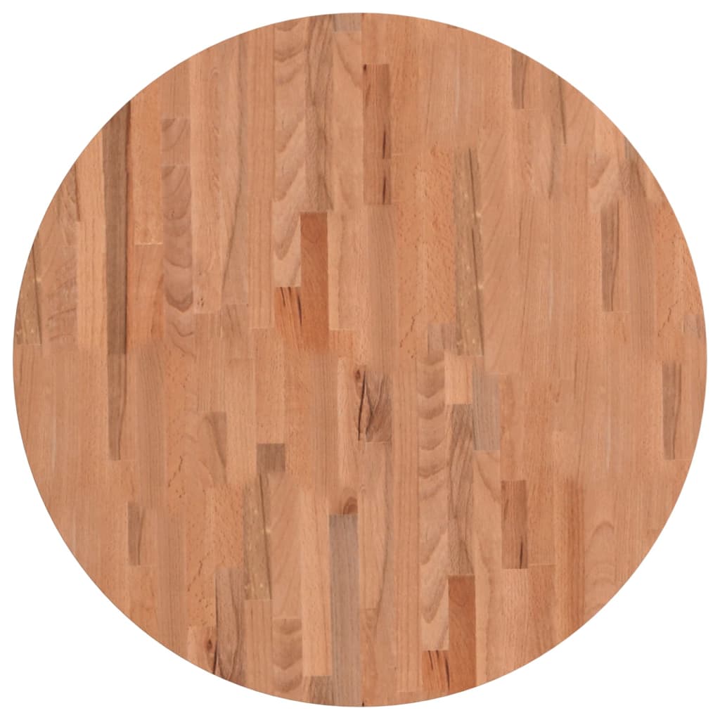 Table Top Square Solid Wood Beech Brown 60 x 60 x 4 cm – 90 x 90 x 4 cm 80 x 2.5 cm
