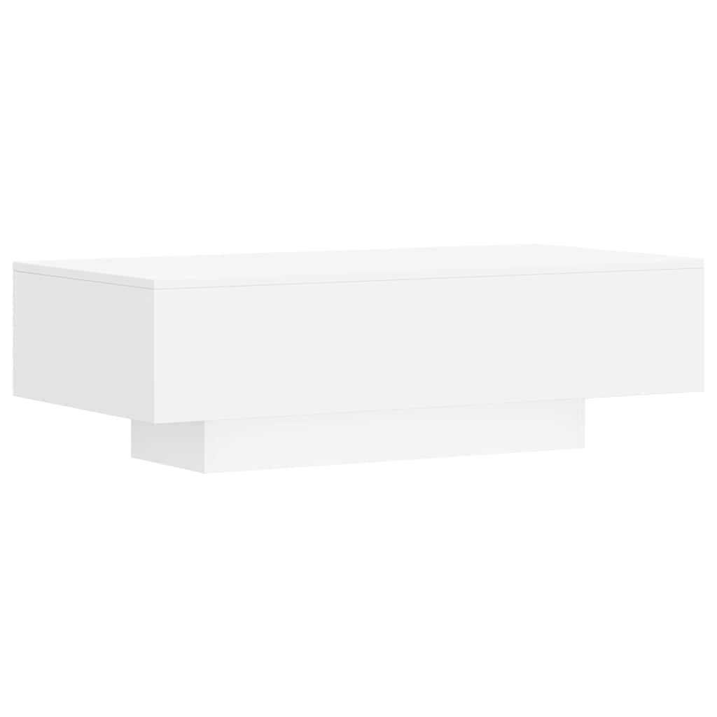 Coffee Table 100x49,5x31 cm Engineered Wood White