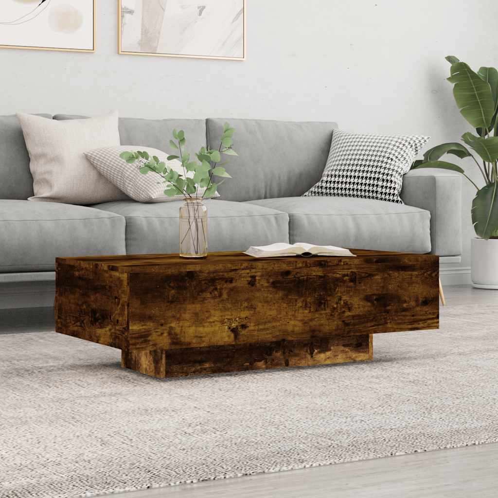 Coffee Table 100x49,5x31 cm Engineered Wood Smoked oak