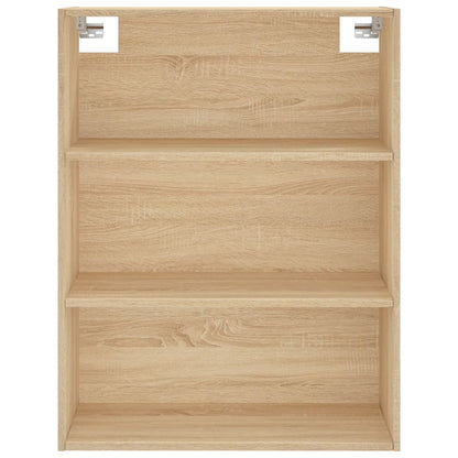 Highboard 69.5x34x180 cm Engineered Wood 3 Drawers Sonoma oak