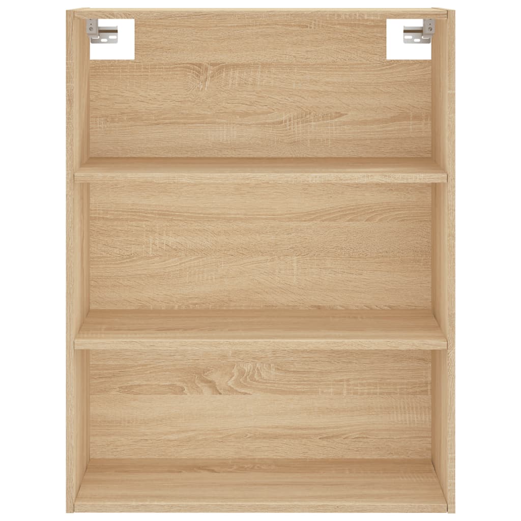 Highboard 69.5x34x180 cm Engineered Wood 3 Drawers Sonoma oak