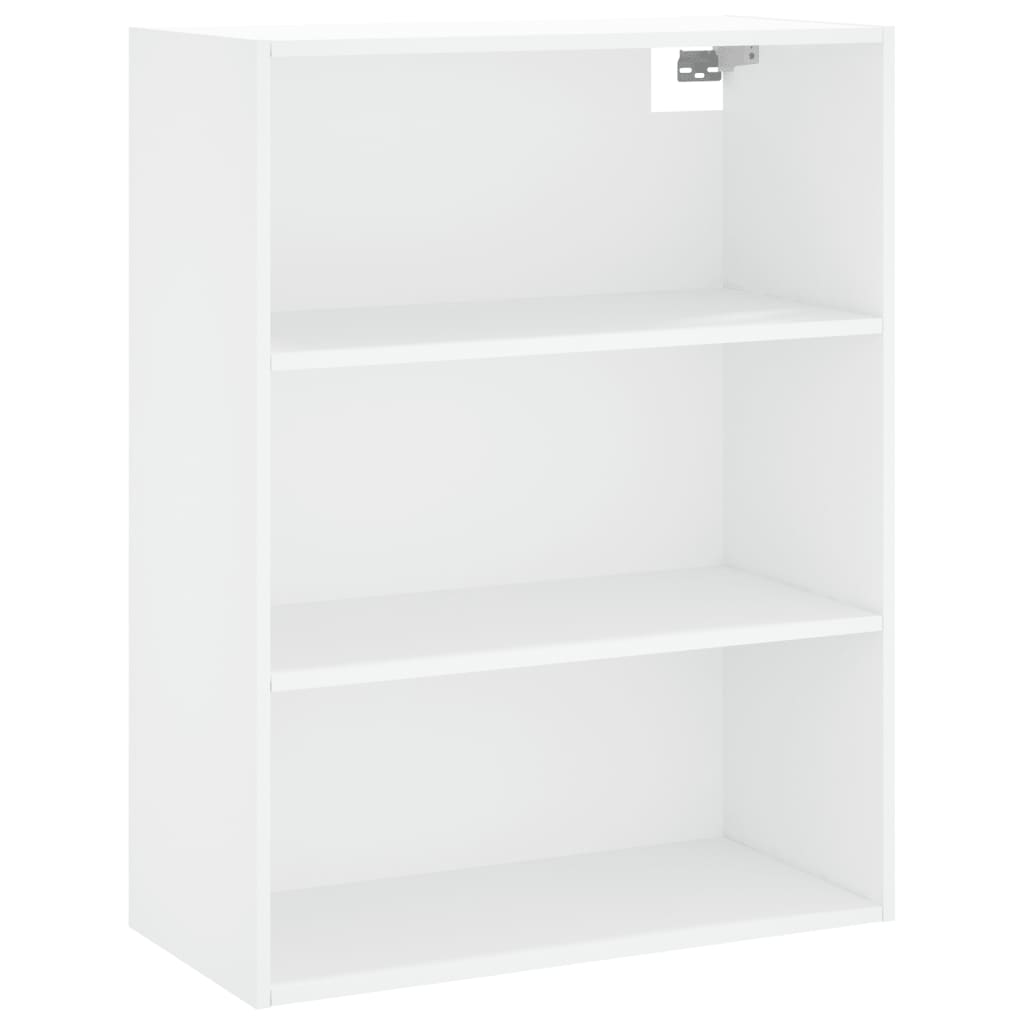 Highboard 69.5x34x180 cm Engineered Wood 1 Glass Door 3 Drawers White