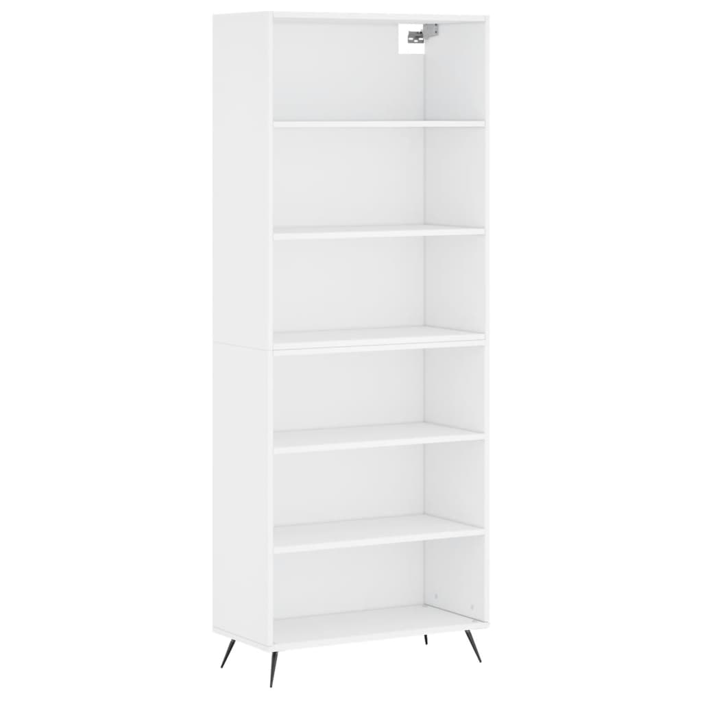 vidaXL Highboard White 69.5x32.5x180 cm Engineered Wood