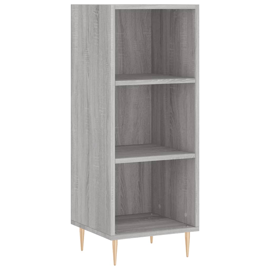 vidaXL Highboard Grey Sonoma 34.5x32.5x180 cm Engineered Wood