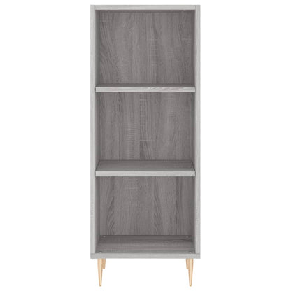 vidaXL Highboard Grey Sonoma 34.5x32.5x180 cm Engineered Wood