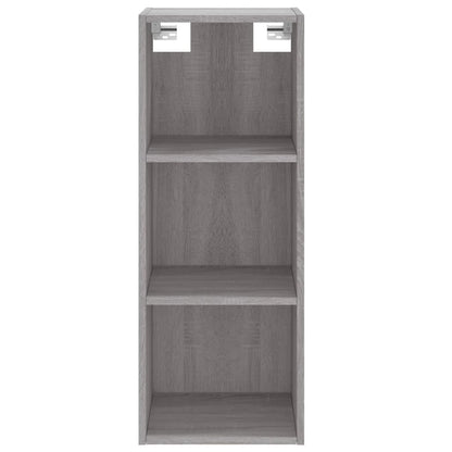 vidaXL Highboard Grey Sonoma 34.5x32.5x180 cm Engineered Wood