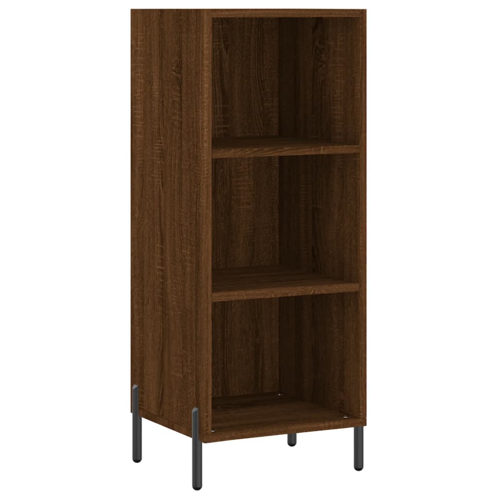 vidaXL Highboard Brown Oak 34.5x32.5x180 cm Engineered Wood