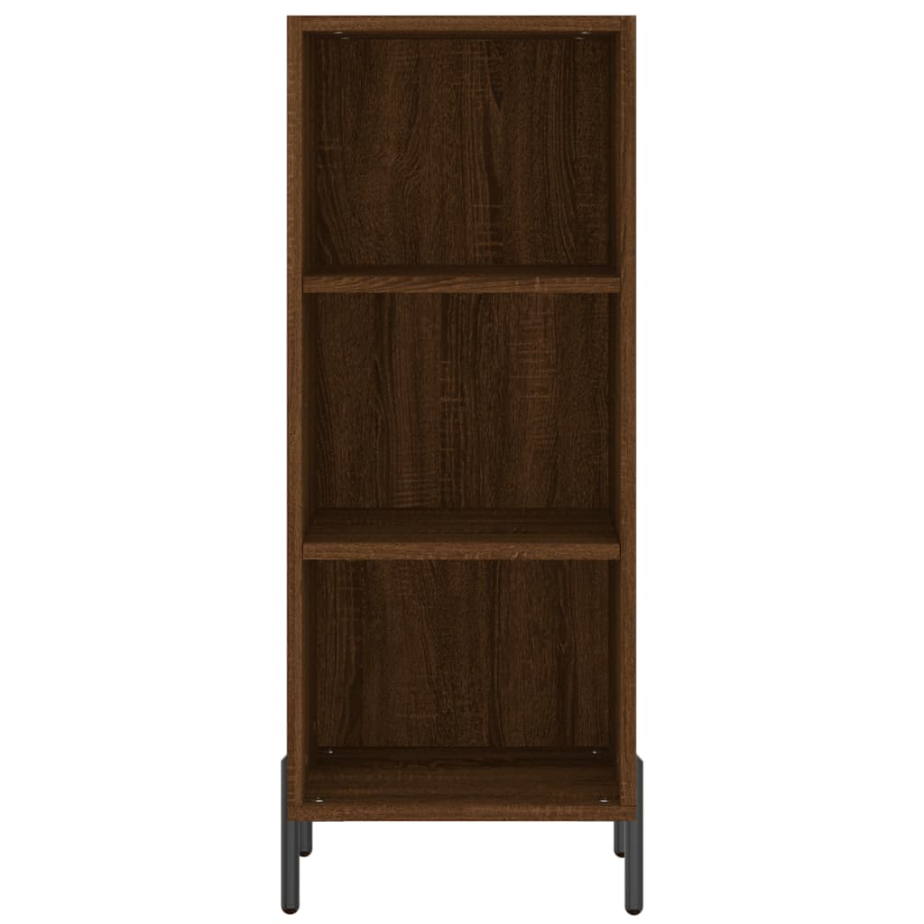 vidaXL Highboard Brown Oak 34.5x32.5x180 cm Engineered Wood