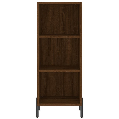 vidaXL Highboard Brown Oak 34.5x32.5x180 cm Engineered Wood