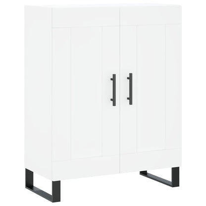 Highboard 69.5x34x180 cm Engineered Wood 2 Wood Doors White