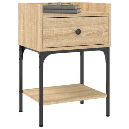 vidaXL Bedside Table Sonoma Oak 40.5x31x60 cm Engineered Wood