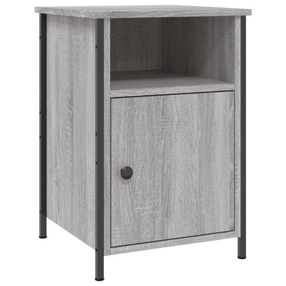 vidaXL Bedside Cabinet Grey Sonoma 40x42x60 cm Engineered Wood