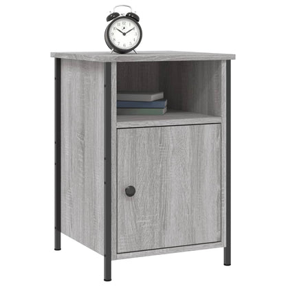 vidaXL Bedside Cabinet Grey Sonoma 40x42x60 cm Engineered Wood