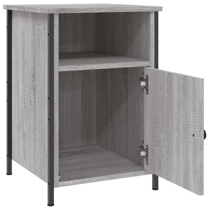 vidaXL Bedside Cabinet Grey Sonoma 40x42x60 cm Engineered Wood