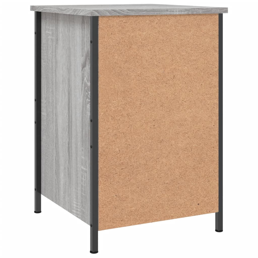 vidaXL Bedside Cabinet Grey Sonoma 40x42x60 cm Engineered Wood