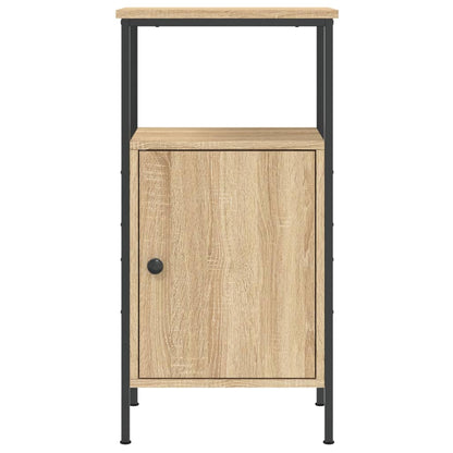 vidaXL Bedside Cabinet Sonoma Oak 41x31x80 cm Engineered Wood