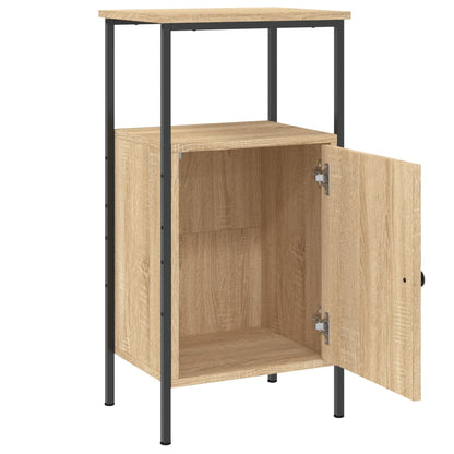 vidaXL Bedside Cabinet Sonoma Oak 41x31x80 cm Engineered Wood