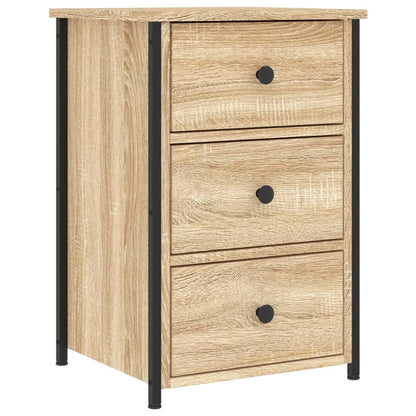 Bedside Cabinets 40x36x60 cm Engineered Wood Sonoma oak 2