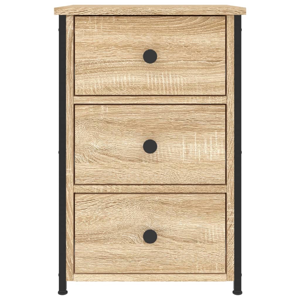Bedside Cabinets 40x36x60 cm Engineered Wood Sonoma oak 2