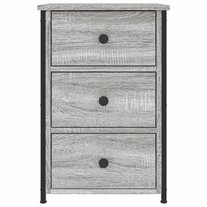 vidaXL Bedside Cabinet Grey Sonoma 40x36x60 cm Engineered Wood