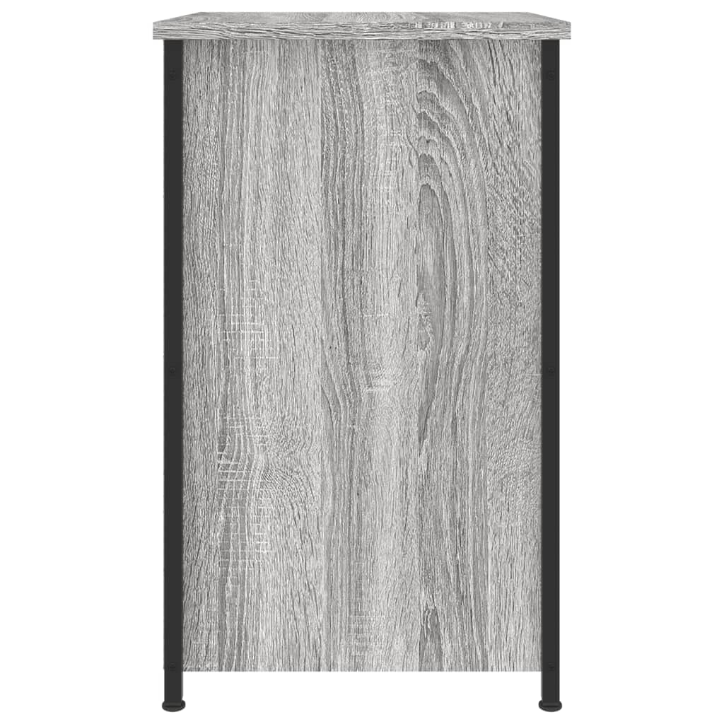 vidaXL Bedside Cabinet Grey Sonoma 40x36x60 cm Engineered Wood