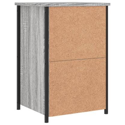 vidaXL Bedside Cabinet Grey Sonoma 40x36x60 cm Engineered Wood