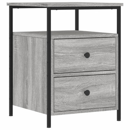 vidaXL Bedside Cabinet Grey Sonoma 44x45x60 cm Engineered Wood