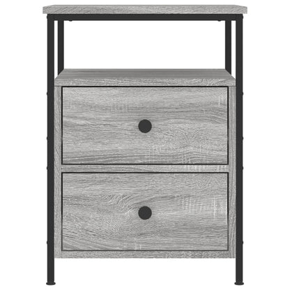 vidaXL Bedside Cabinet Grey Sonoma 44x45x60 cm Engineered Wood