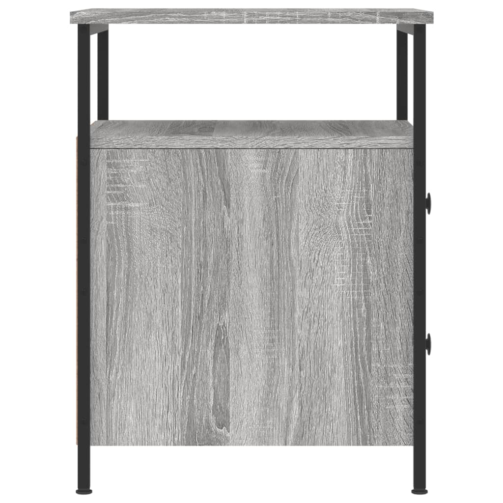 vidaXL Bedside Cabinet Grey Sonoma 44x45x60 cm Engineered Wood