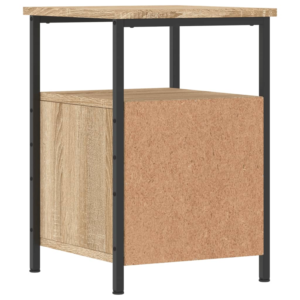 Bedside Cabinet 34x35,5x50 cm Engineered Wood Sonoma oak 2