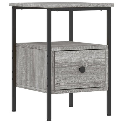 vidaXL Bedside Cabinet Grey Sonoma 34x36x50 cm Engineered Wood