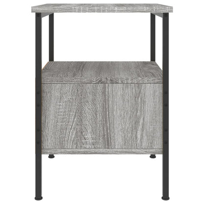 vidaXL Bedside Cabinet Grey Sonoma 34x36x50 cm Engineered Wood