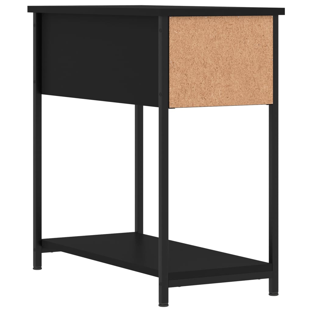 vidaXL Bedside Cabinets 2 pcs Black 30x60x60 cm Engineered Wood