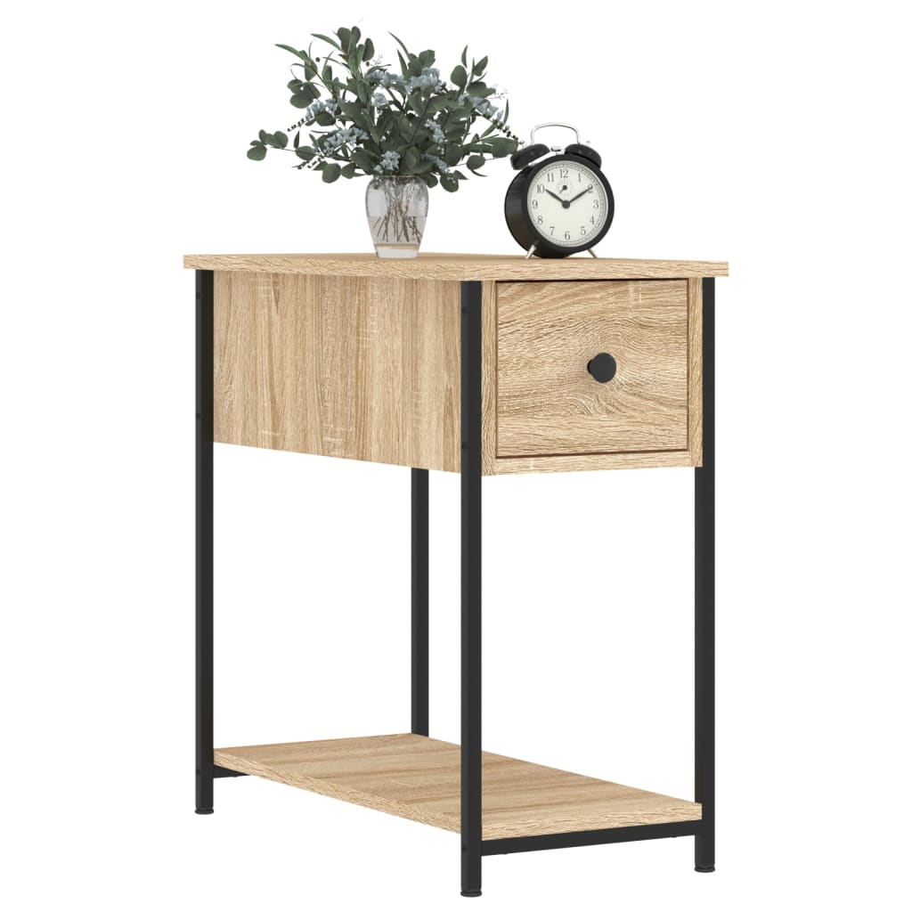 vidaXL Bedside Cabinets 2 pcs Sonoma Oak 30x60x60 cm Engineered Wood