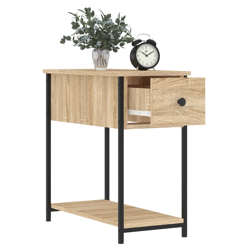 vidaXL Bedside Cabinets 2 pcs Sonoma Oak 30x60x60 cm Engineered Wood